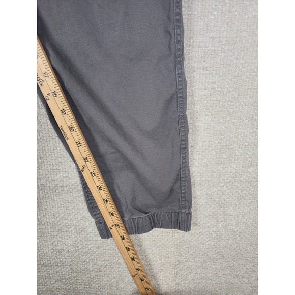 Gap Mens XL Gray Cotton Stretch Drawstring Elastic Waist Jogger Pants - Picture 7 of 9